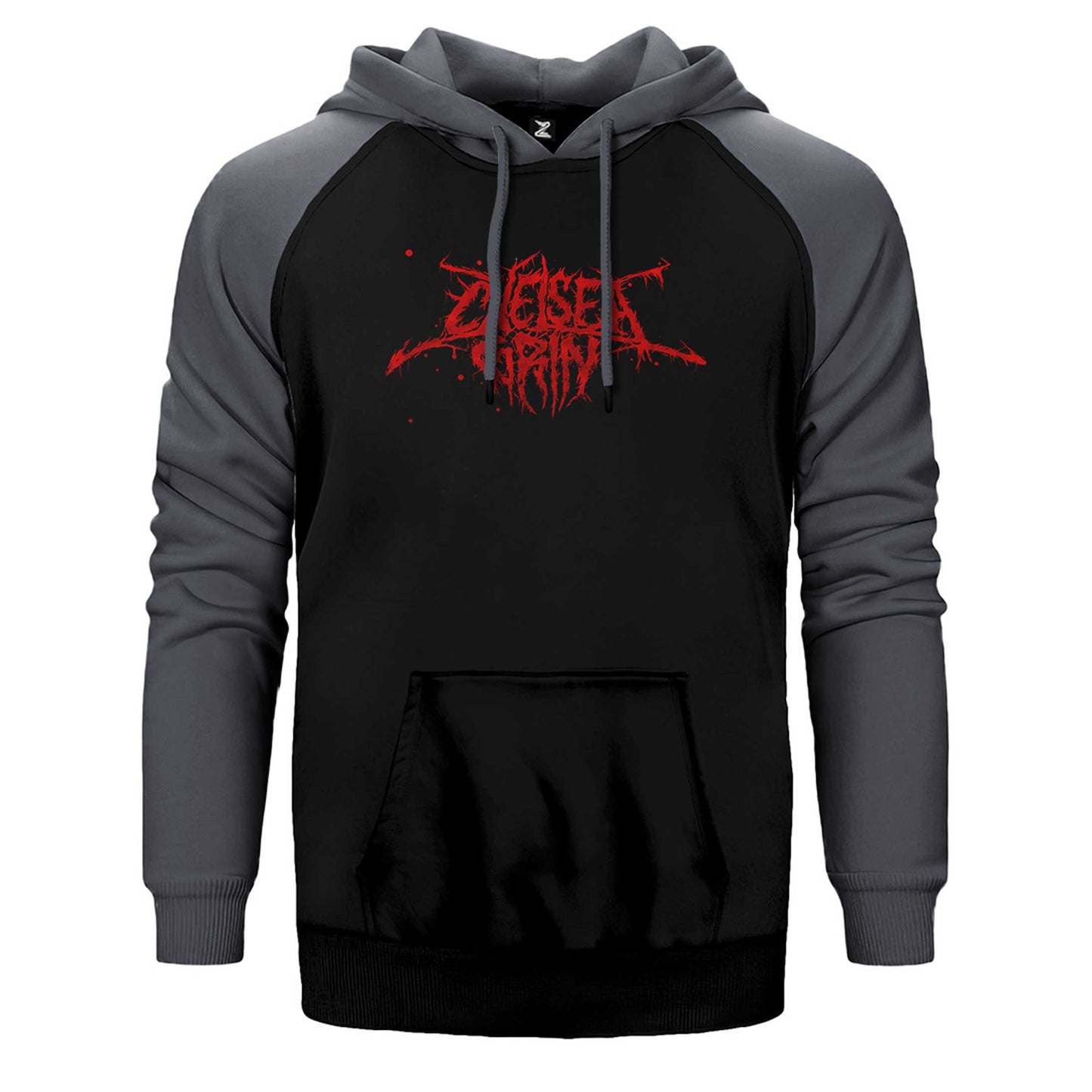 Chelsea Grin Logo Blood Çift Renk Reglan Kol Sweatshirt / Hoodie