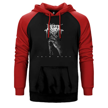 Chelsea Grin Hands Çift Renk Reglan Kol Sweatshirt / Hoodie