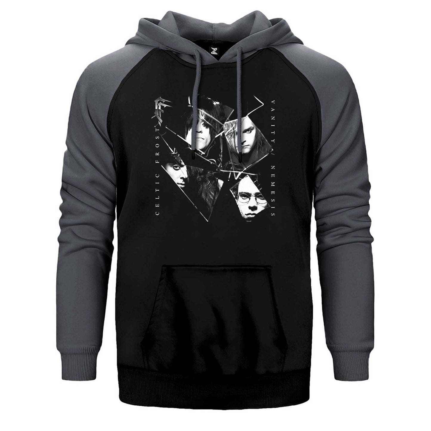 Celtic Frost Vanity Nemesis Çift Renk Reglan Kol Sweatshirt / Hoodie