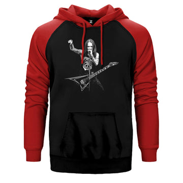 Children Of Bodom Alexi Laiho Çift Renk Reglan Kol Sweatshirt / Hoodie