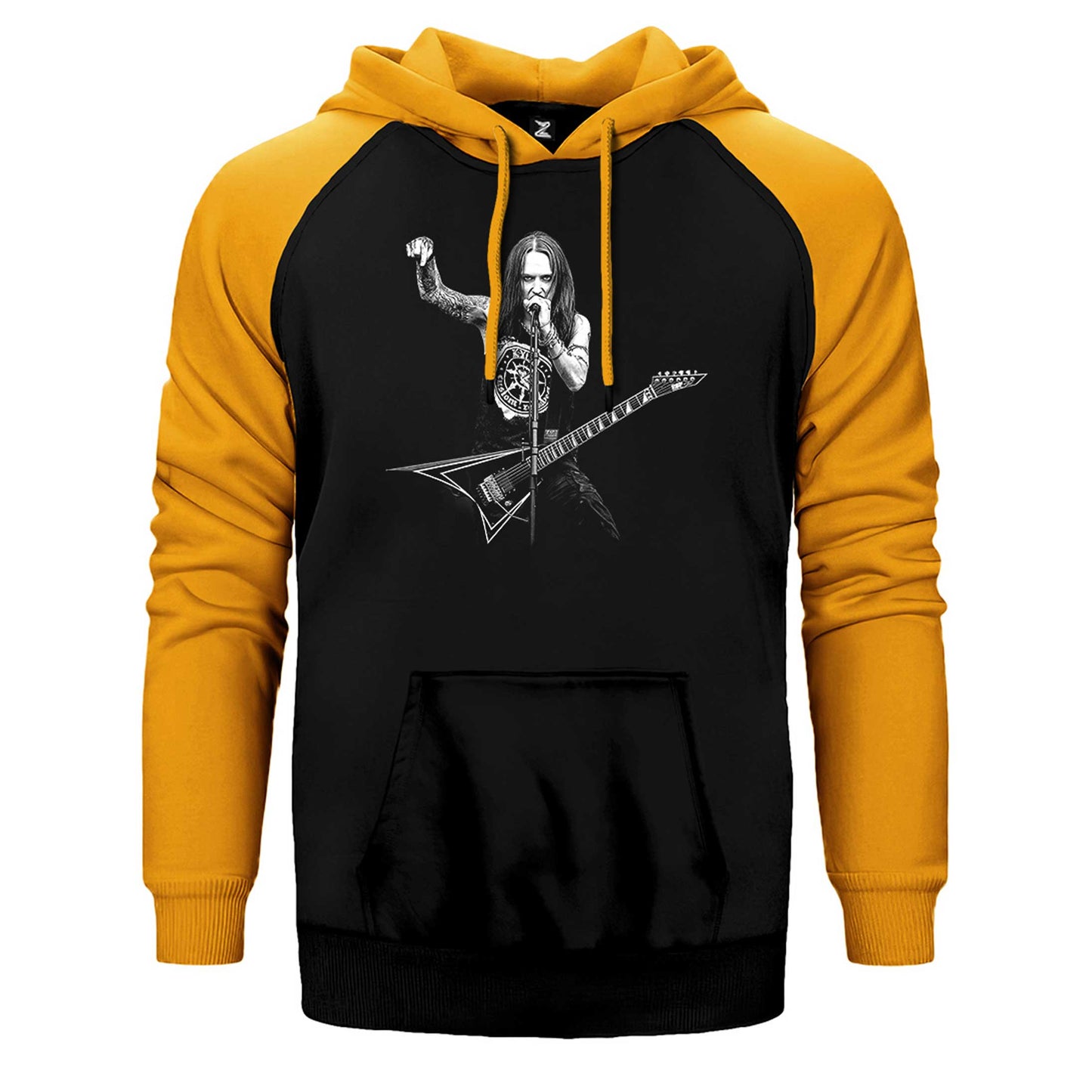 Children Of Bodom Alexi Laiho Çift Renk Reglan Kol Sweatshirt / Hoodie