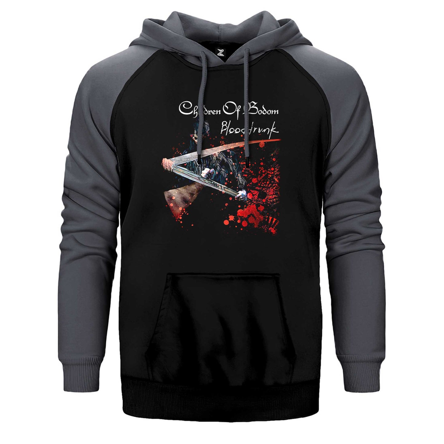 Children of Bodom Blooddrunk Çift Renk Reglan Kol Sweatshirt / Hoodie