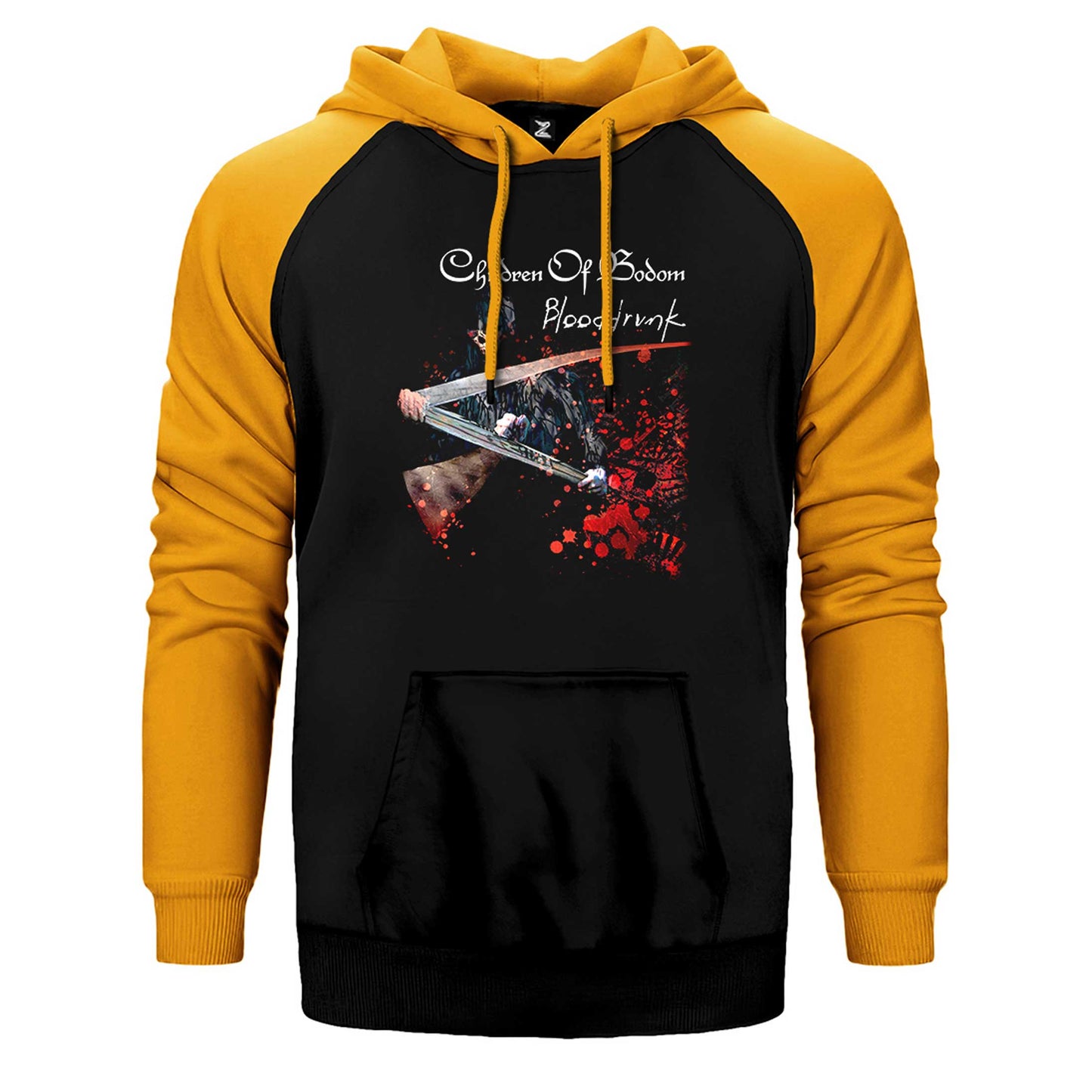 Children of Bodom Blooddrunk Çift Renk Reglan Kol Sweatshirt / Hoodie