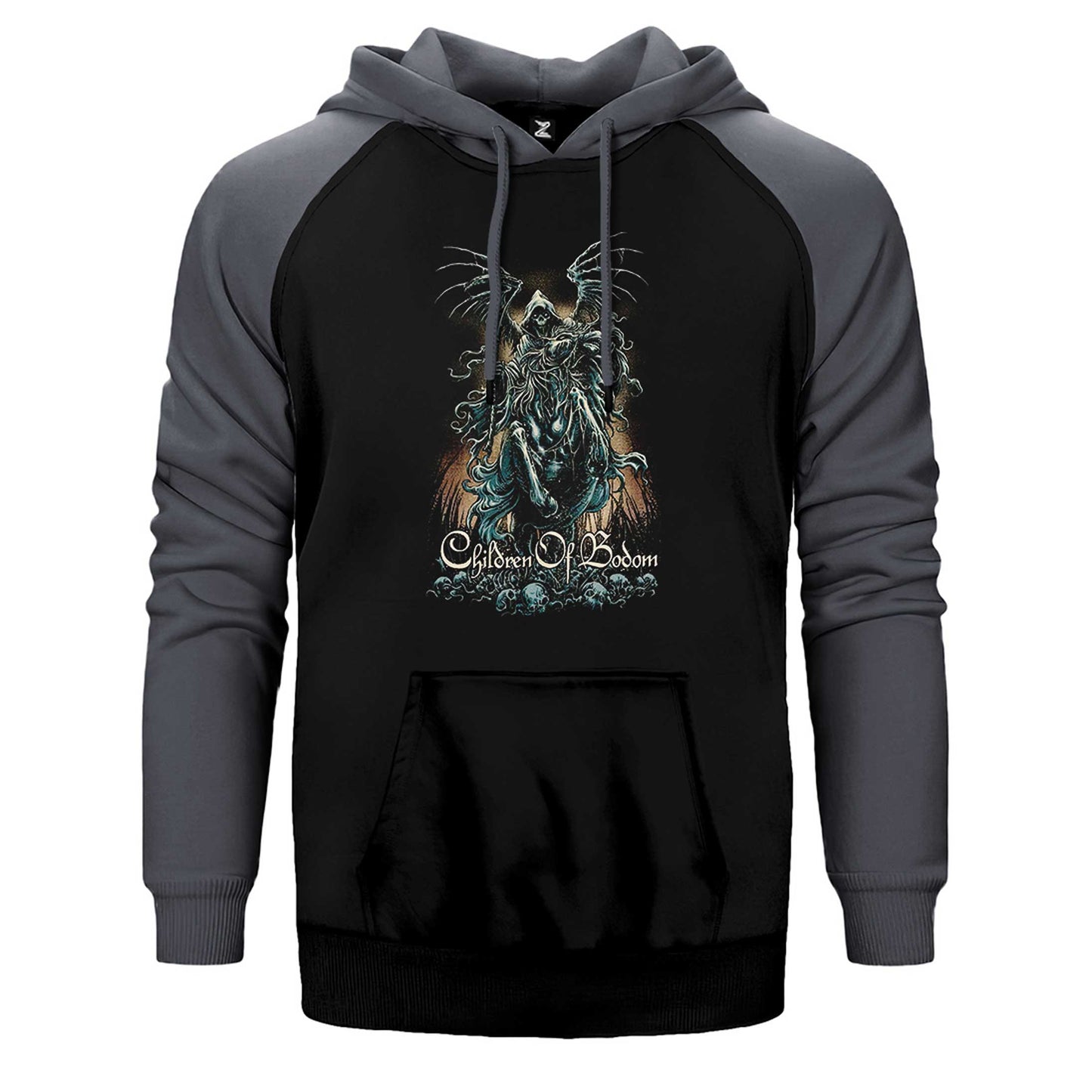 Children of Bodom Horseman Çift Renk Reglan Kol Sweatshirt / Hoodie