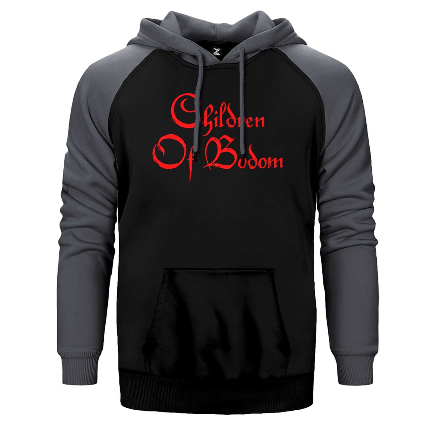 Children Of Bodom Yazı Çift Renk Reglan Kol Sweatshirt / Hoodie