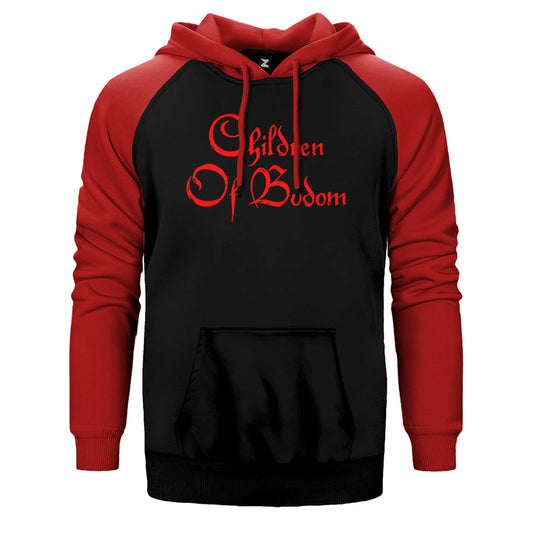 Children Of Bodom Yazı Çift Renk Reglan Kol Sweatshirt / Hoodie