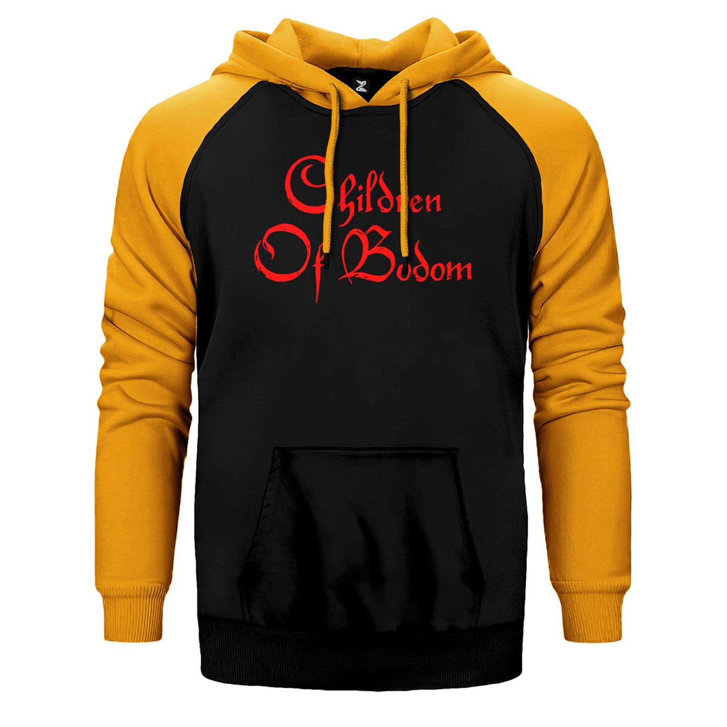 Children Of Bodom Yazı Çift Renk Reglan Kol Sweatshirt / Hoodie