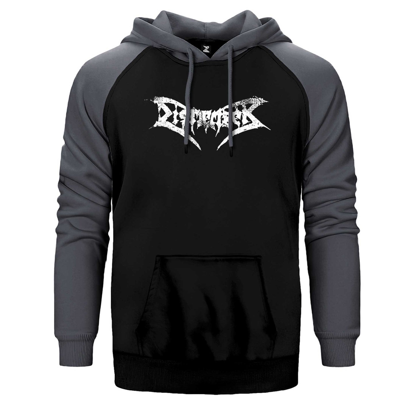 Dismember Logo Çift Renk Reglan Kol Sweatshirt / Hoodie