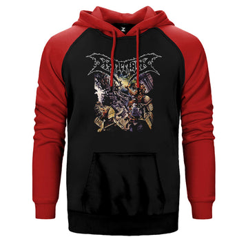 Dismember Where İroncrosses Grow Çift Renk Reglan Kol Sweatshirt / Hoodie