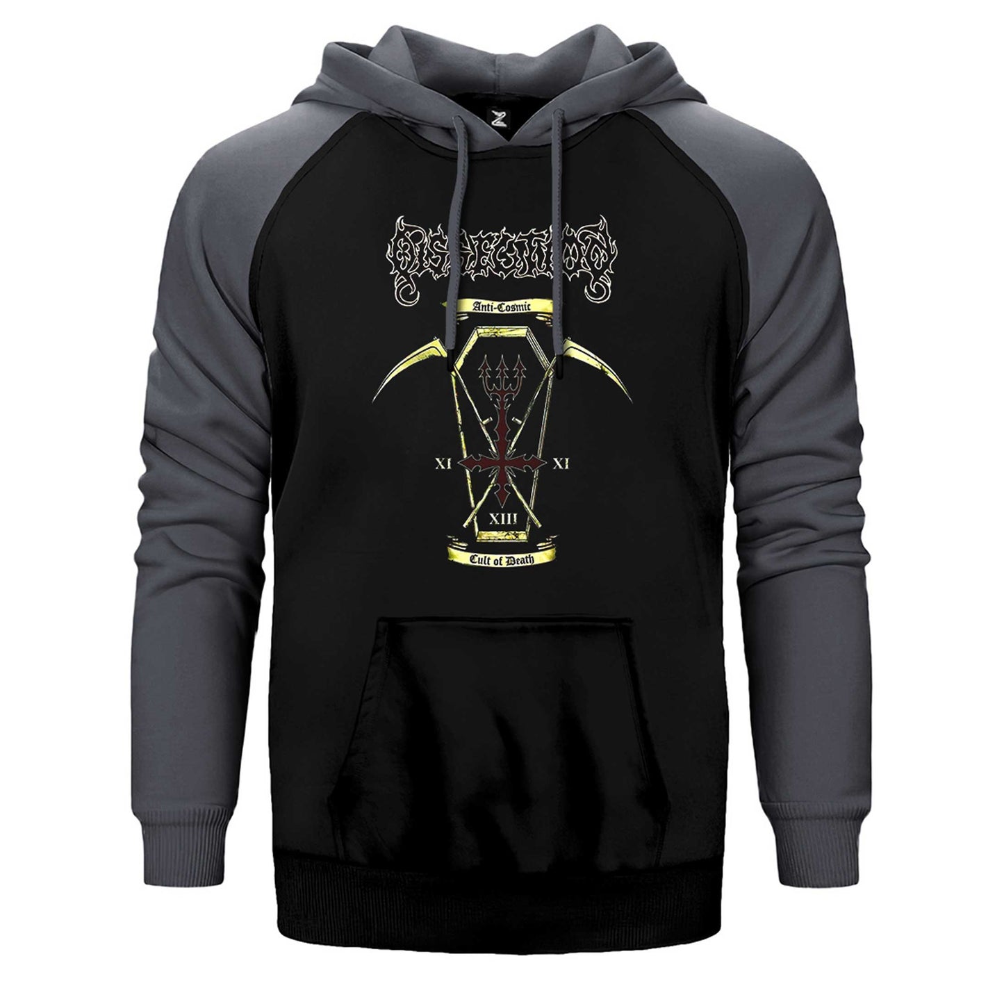 Dissection Cult Of Death Çift Renk Reglan Kol Sweatshirt / Hoodie