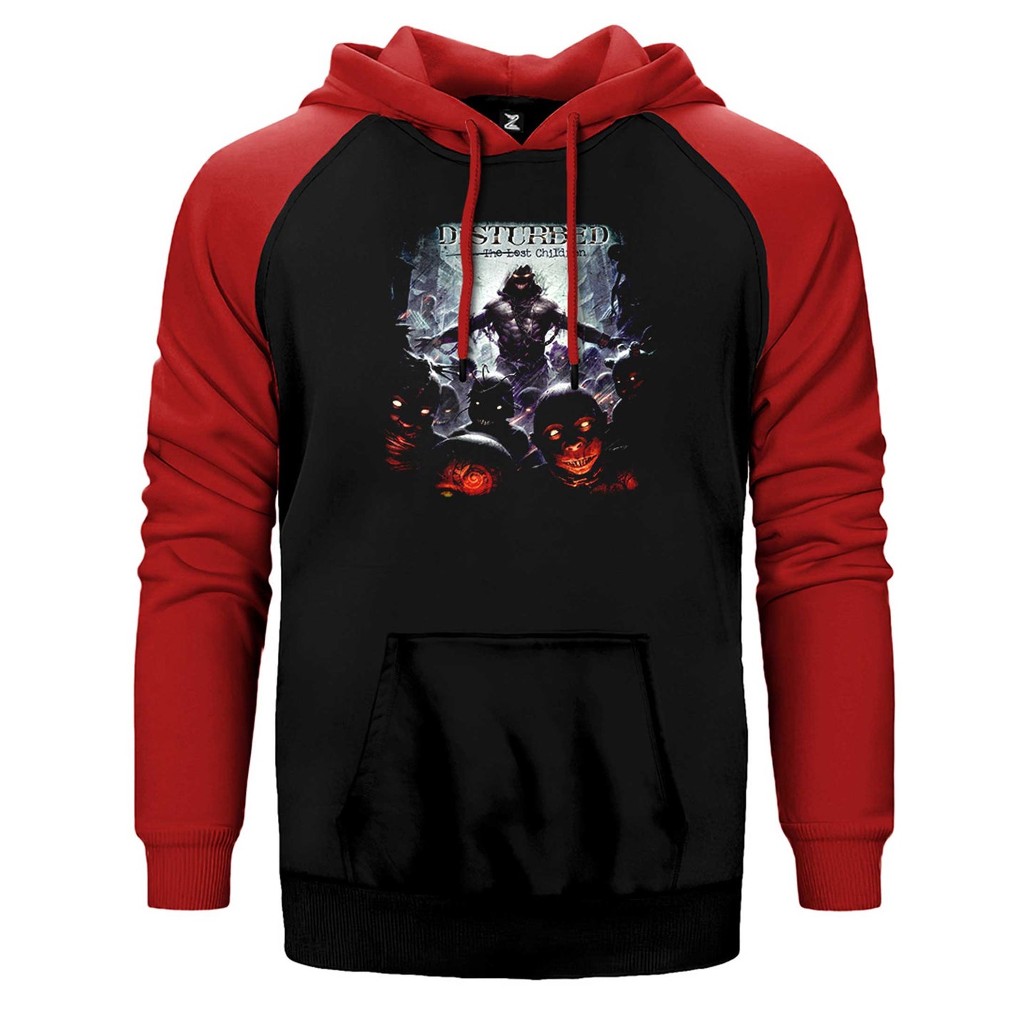 Disturbed the Lost Children Çift Renk Reglan Kol Sweatshirt / Hoodie