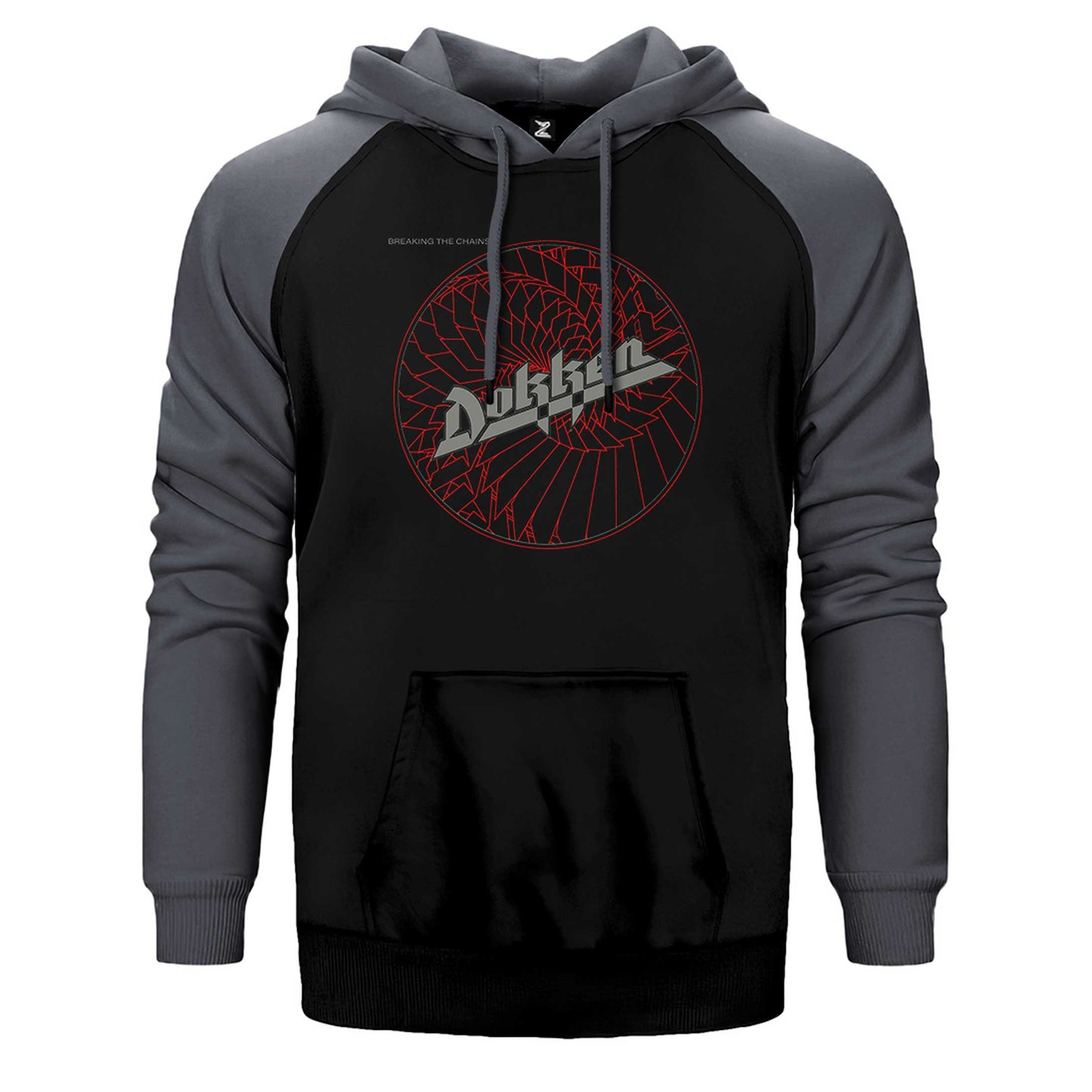 Dokken Breaking The Chains Çift Renk Reglan Kol Sweatshirt / Hoodie