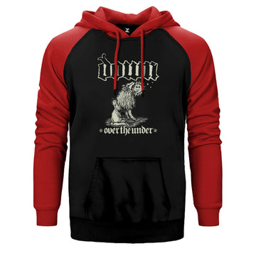 Down iii Over The Under Çift Renk Reglan Kol Sweatshirt / Hoodie