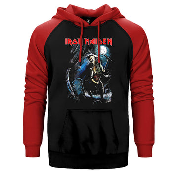 Iron Maiden Benjamin Çift Renk Reglan Kol Sweatshirt / Hoodie