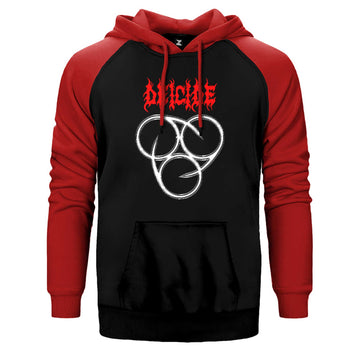 Deicide İnsineratehymn Çift Renk Reglan Kol Sweatshirt / Hoodie