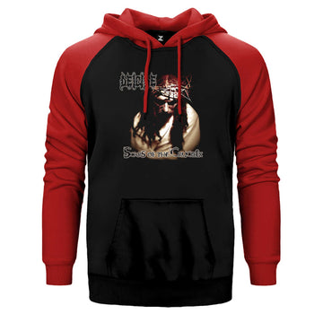 Deicide Scars Of The Crucifix Çift Renk Reglan Kol Sweatshirt / Hoodie