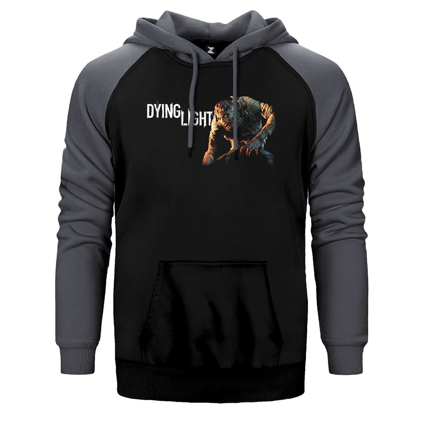 Dying Light Zombi Çift Renk Reglan Kol Sweatshirt / Hoodie