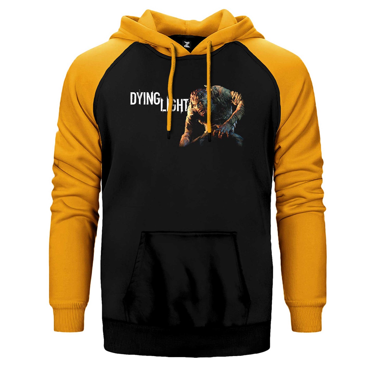 Dying Light Zombi Çift Renk Reglan Kol Sweatshirt / Hoodie