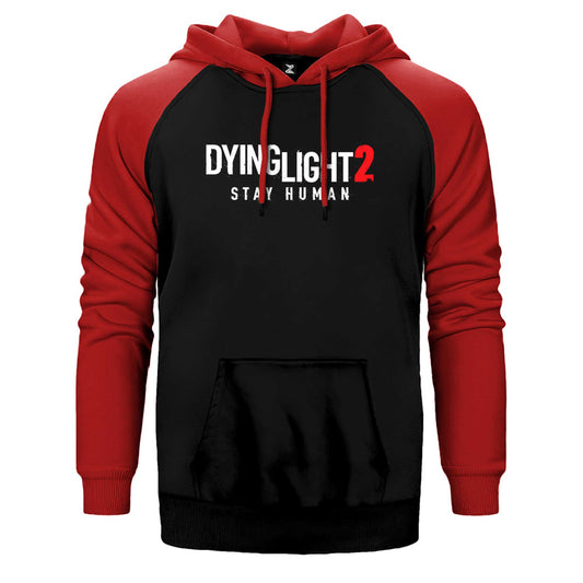 Dying Light Logo Çift Renk Reglan Kol Sweatshirt / Hoodie