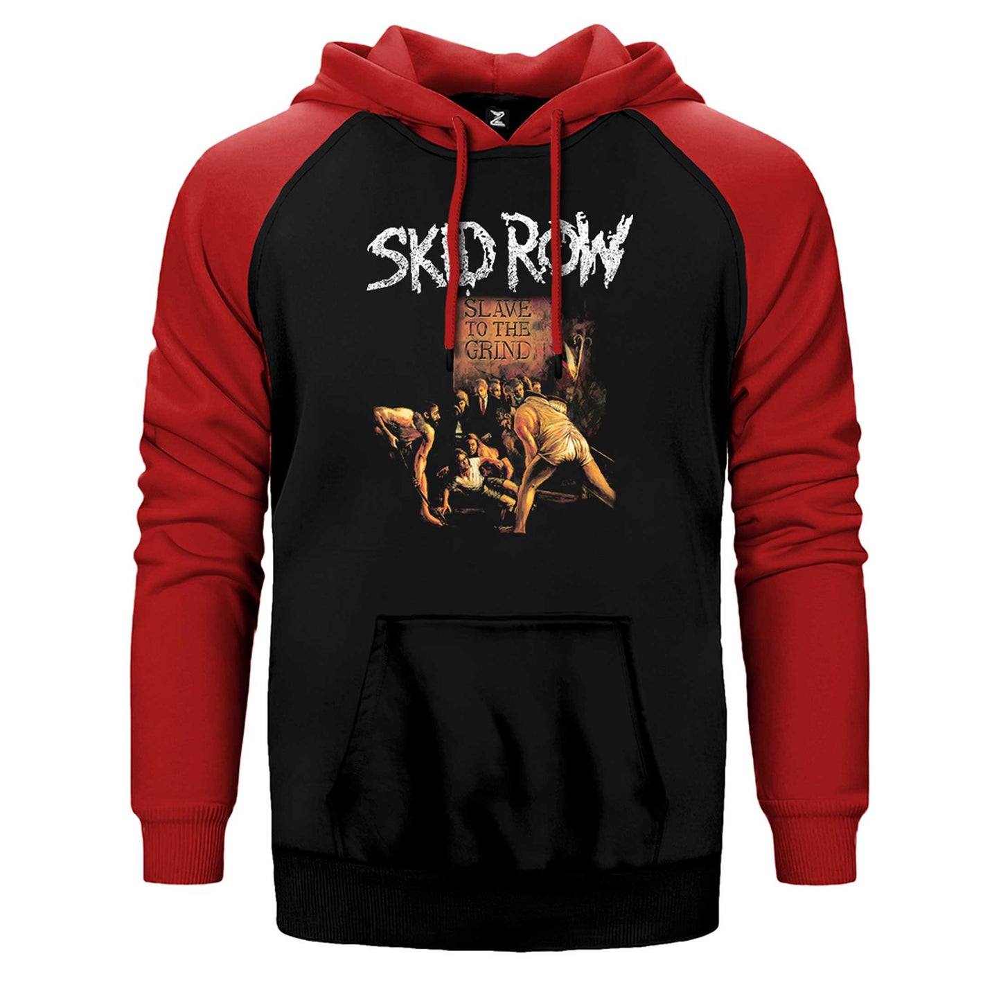 Skid Row Slave To The Grind Çift Renk Reglan Kol Sweatshirt / Hoodie