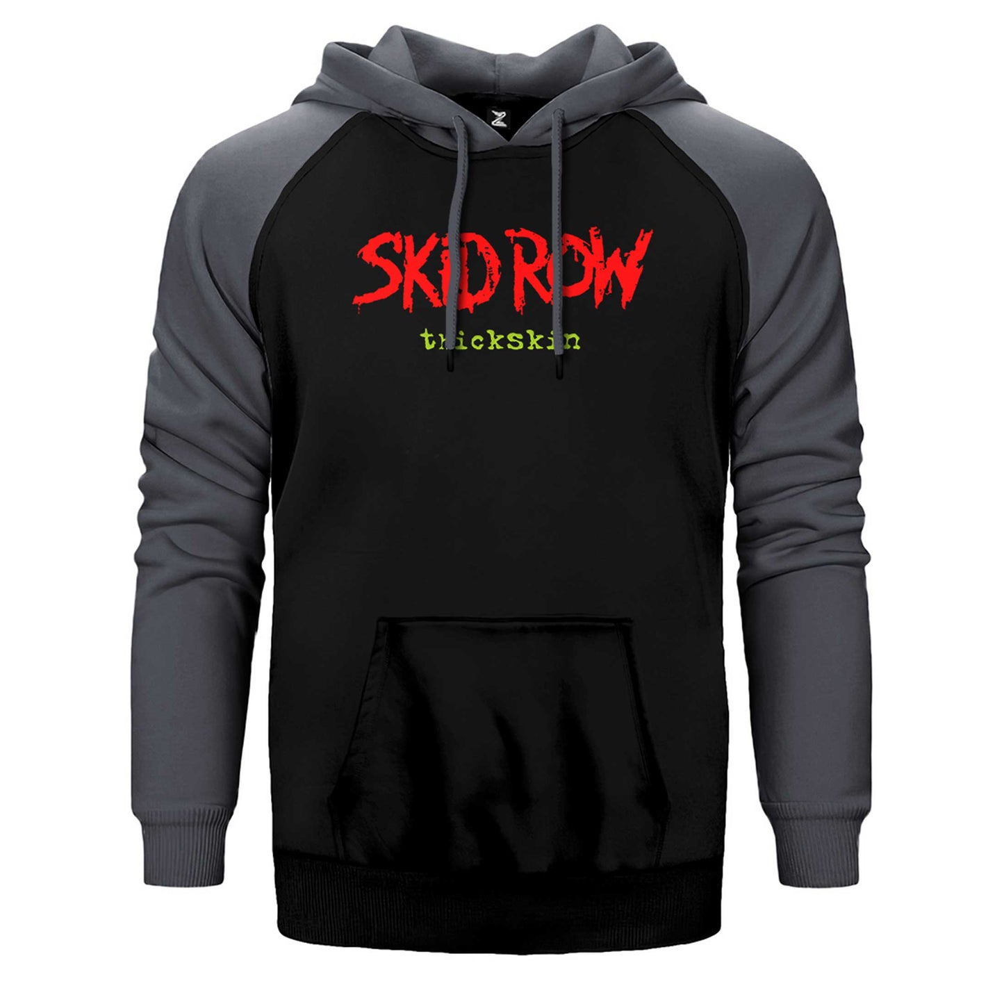 Skid Row Thickskin Çift Renk Reglan Kol Sweatshirt / Hoodie