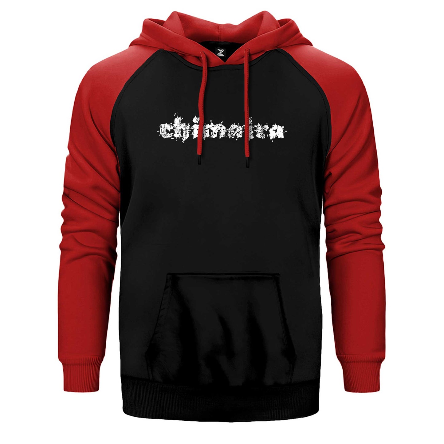Chimaira Logo Çift Renk Reglan Kol Sweatshirt / Hoodie