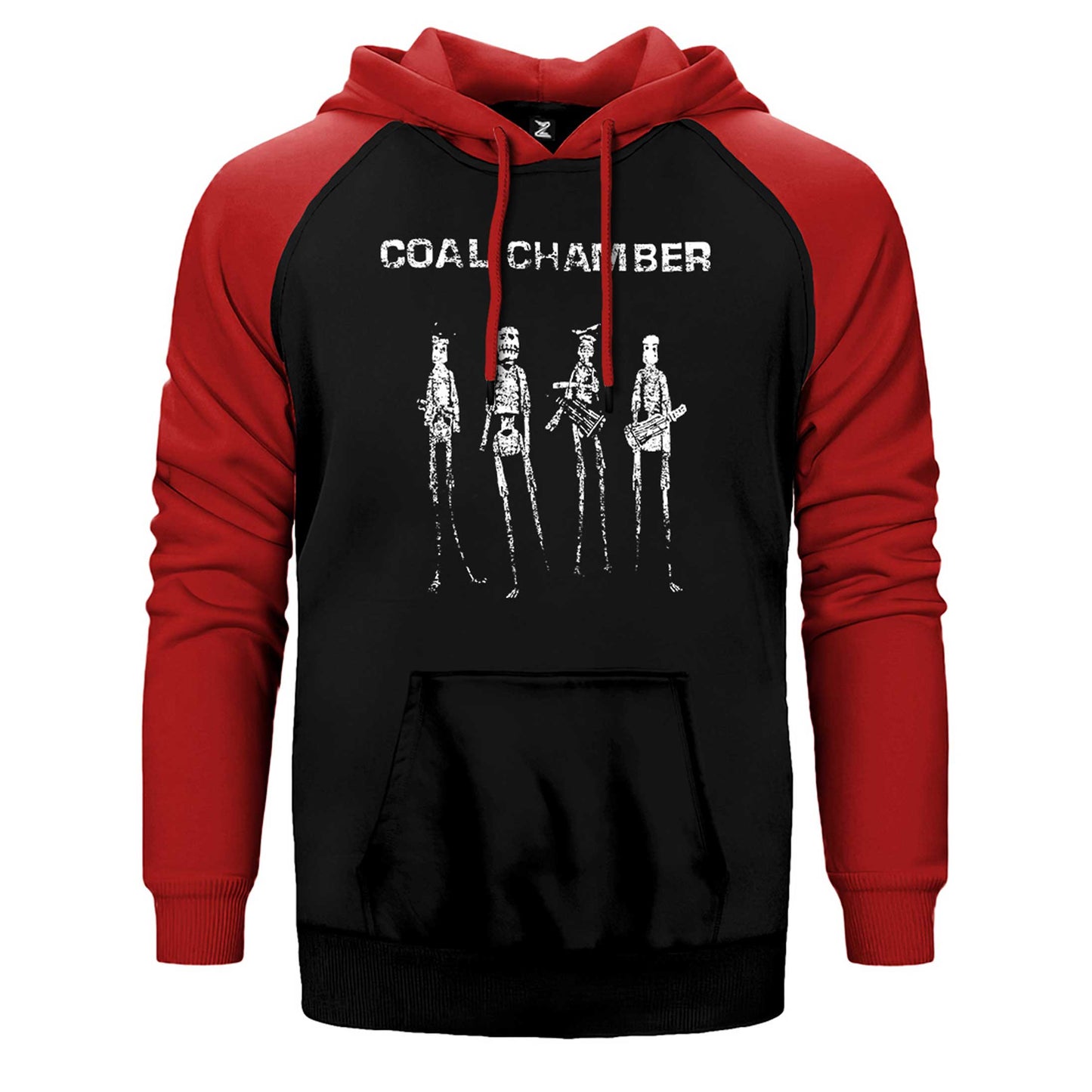 Coal Chamber Dark Days Çift Renk Reglan Kol Sweatshirt / Hoodie