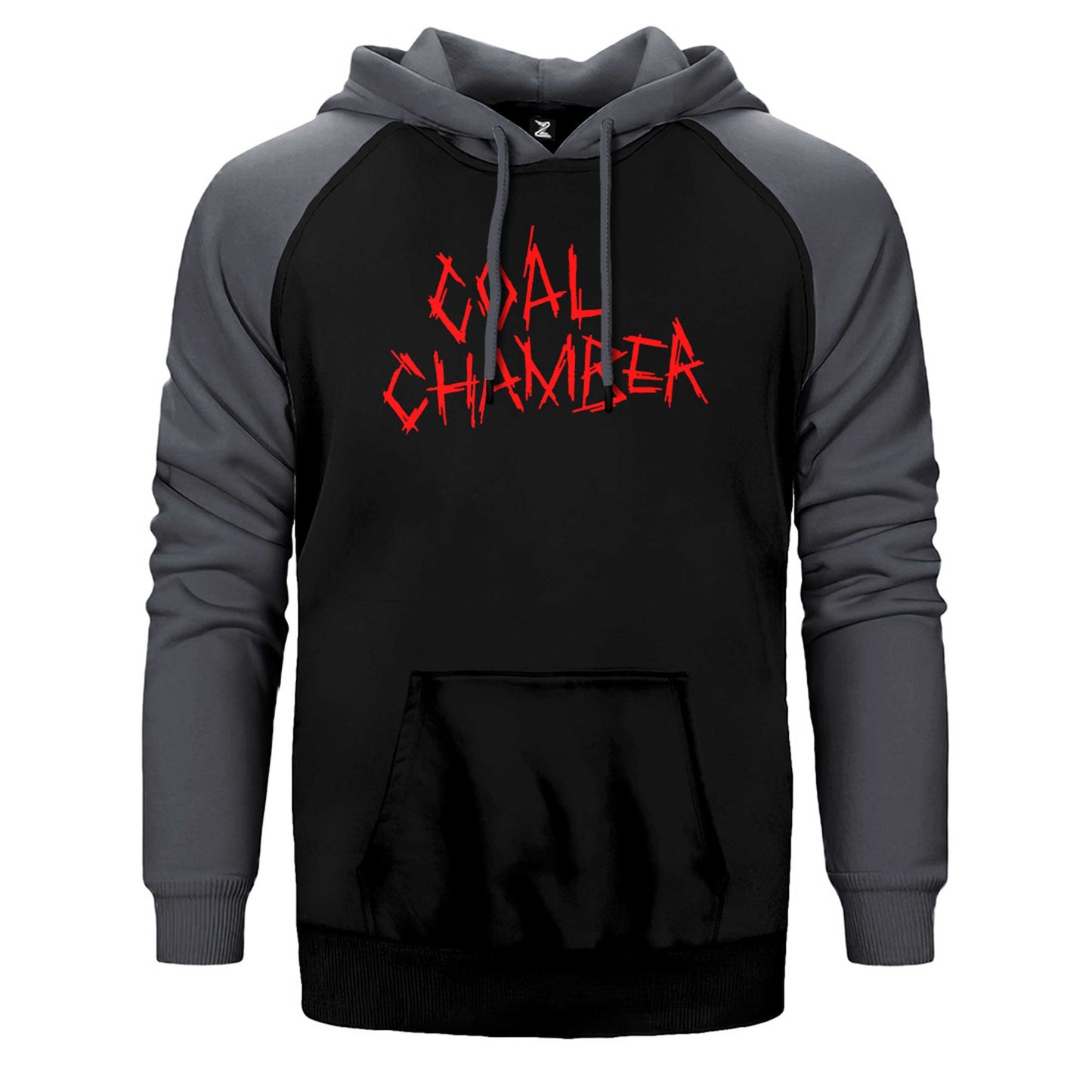 Coal Chamber Logo Classic Çift Renk Reglan Kol Sweatshirt / Hoodie