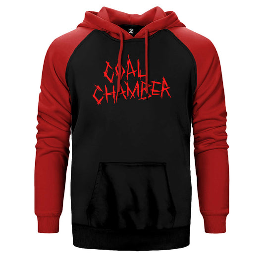 Coal Chamber Logo Classic Çift Renk Reglan Kol Sweatshirt / Hoodie