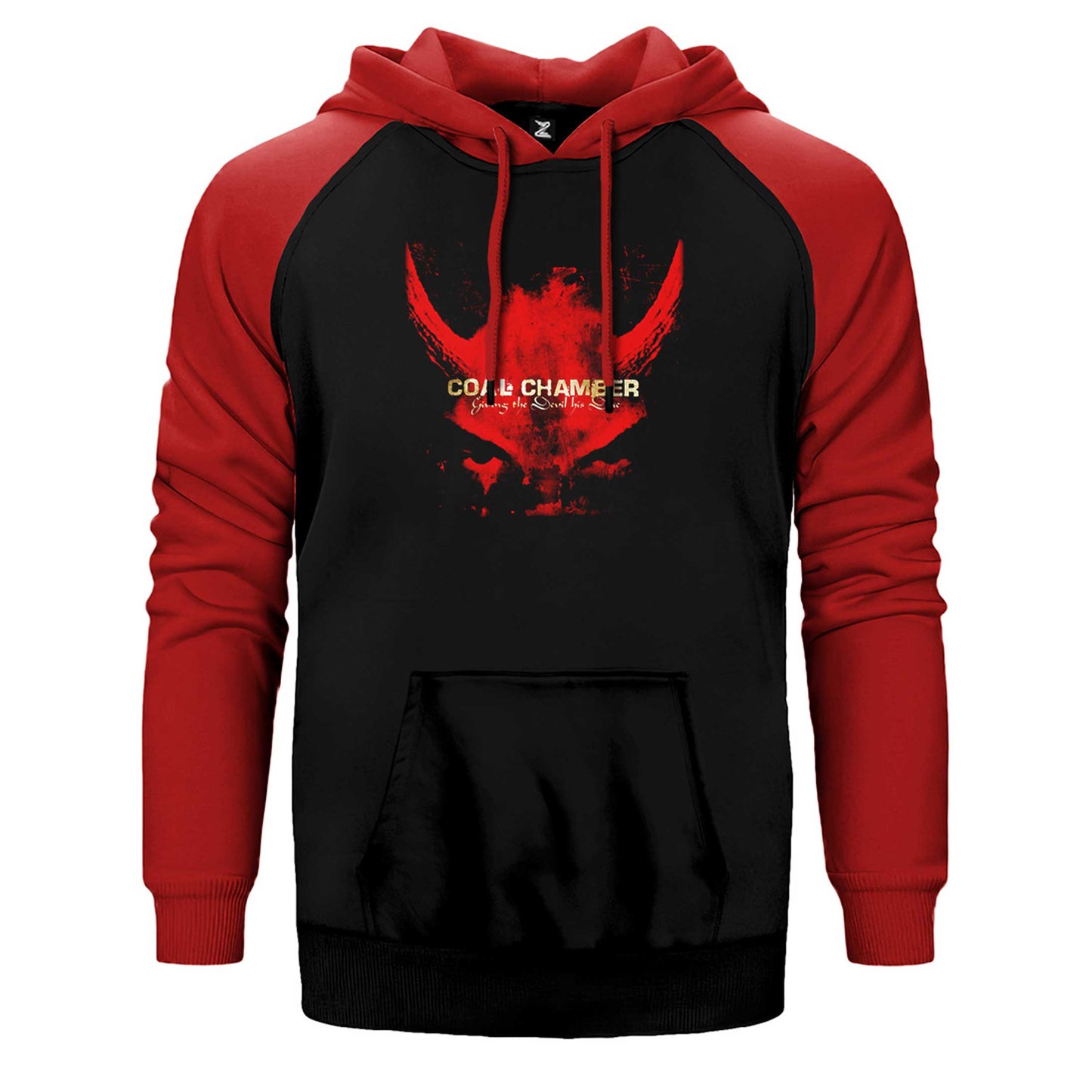 Coal Chamber Giving the Devil His Due Çift Renk Reglan Kol Sweatshirt / Hoodie