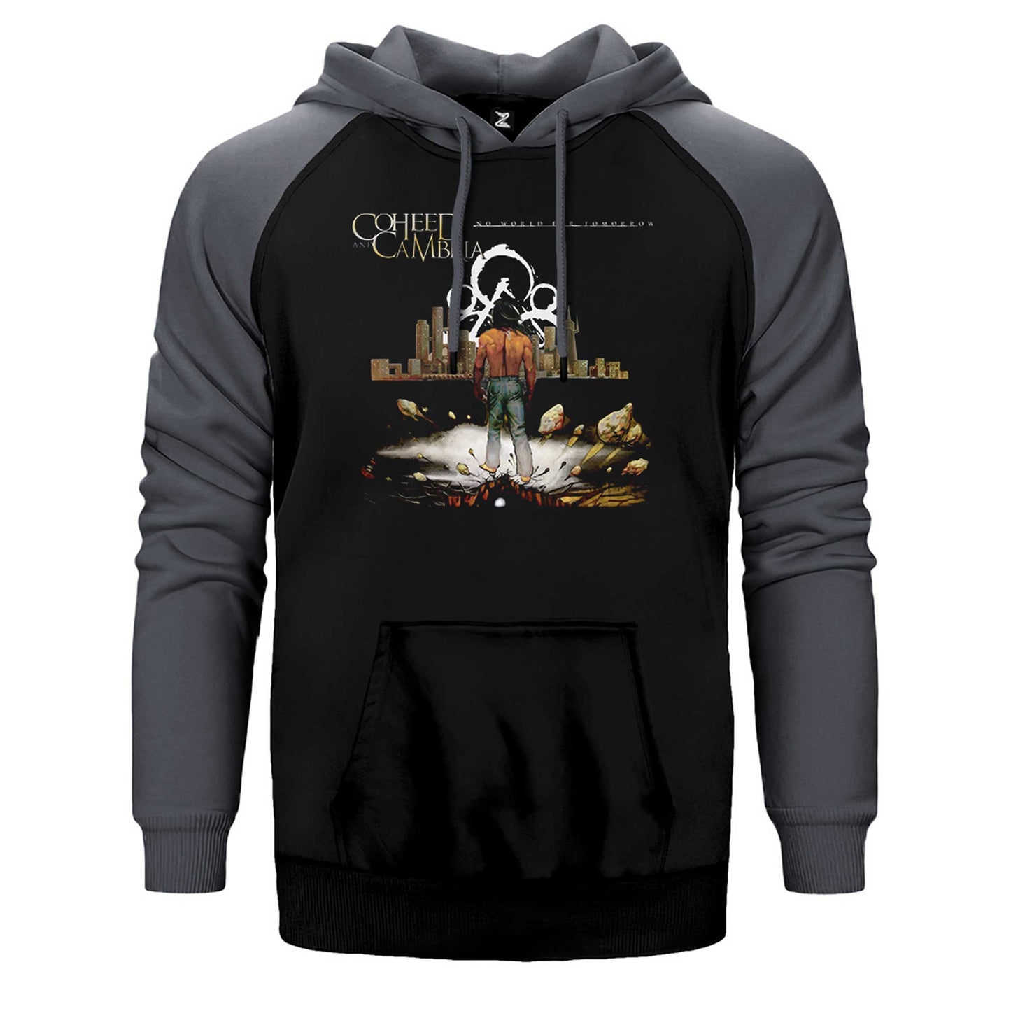 Coheed and Cambria No World For Tomorrow Çift Renk Reglan Kol Sweatshirt / Hoodie