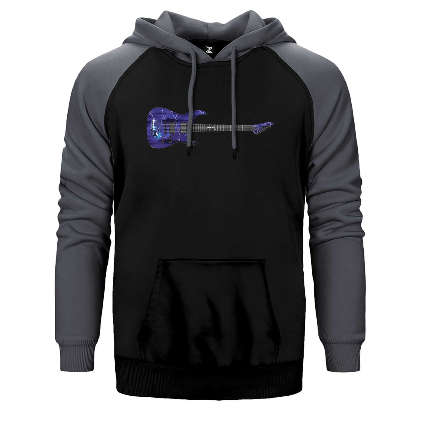 Metallica Ride The Lightning Guitar Çift Renk Reglan Kol Sweatshirt / Hoodie