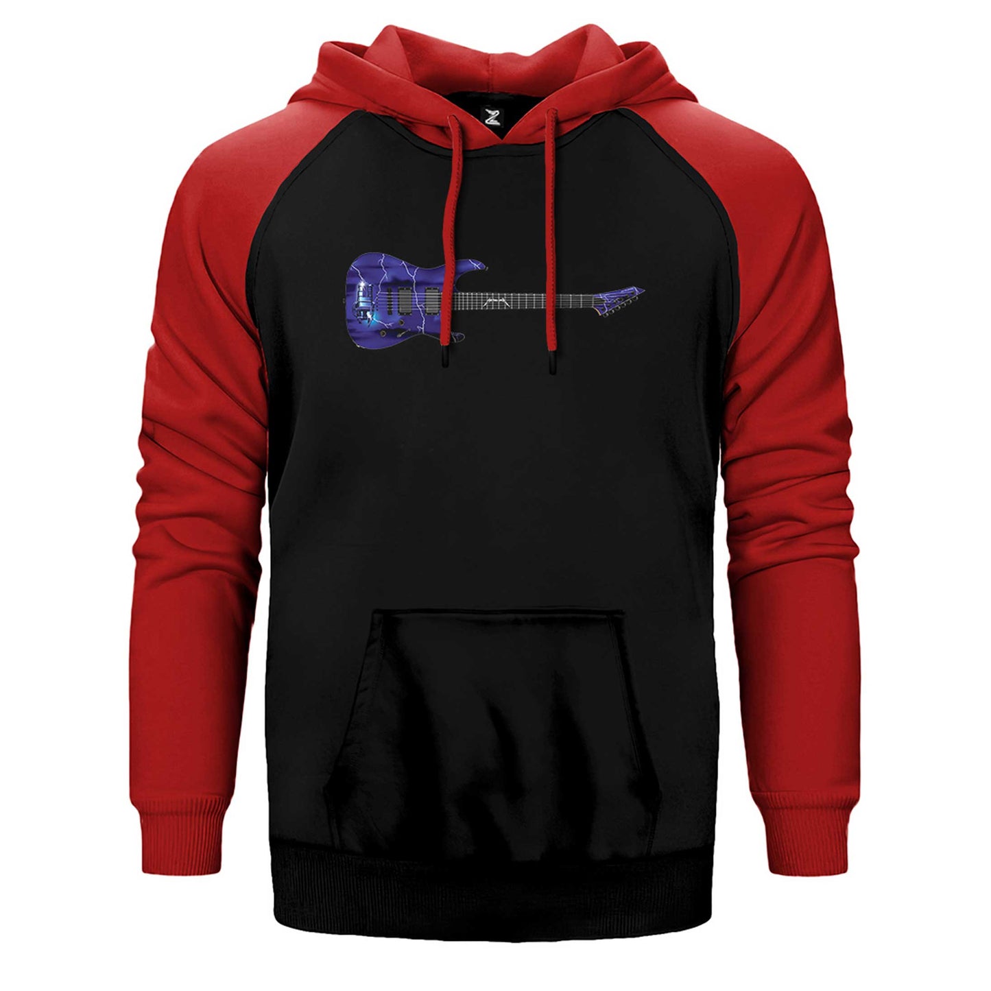 Metallica Ride The Lightning Guitar Çift Renk Reglan Kol Sweatshirt / Hoodie