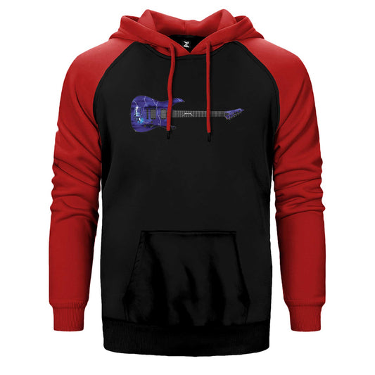 Metallica Ride The Lightning Guitar Çift Renk Reglan Kol Sweatshirt / Hoodie