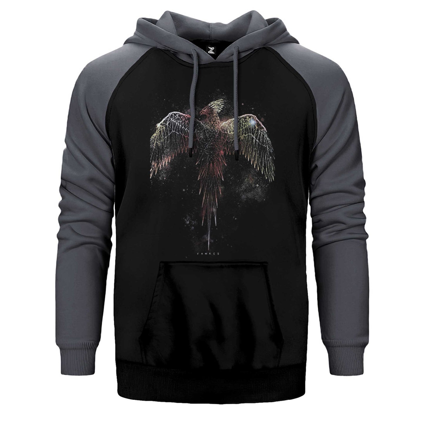 Anka Kuşu Phoenix Çift Renk Reglan Kol Sweatshirt / Hoodie