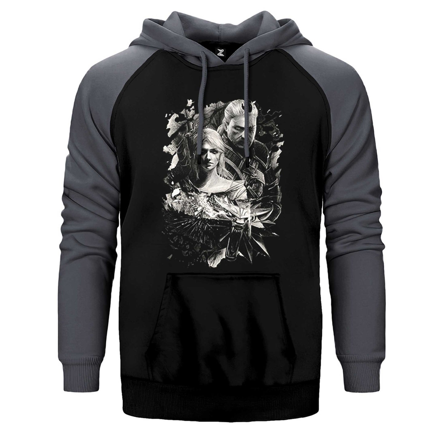 The Witcher Ciri Çift Renk Reglan Kol Sweatshirt / Hoodie