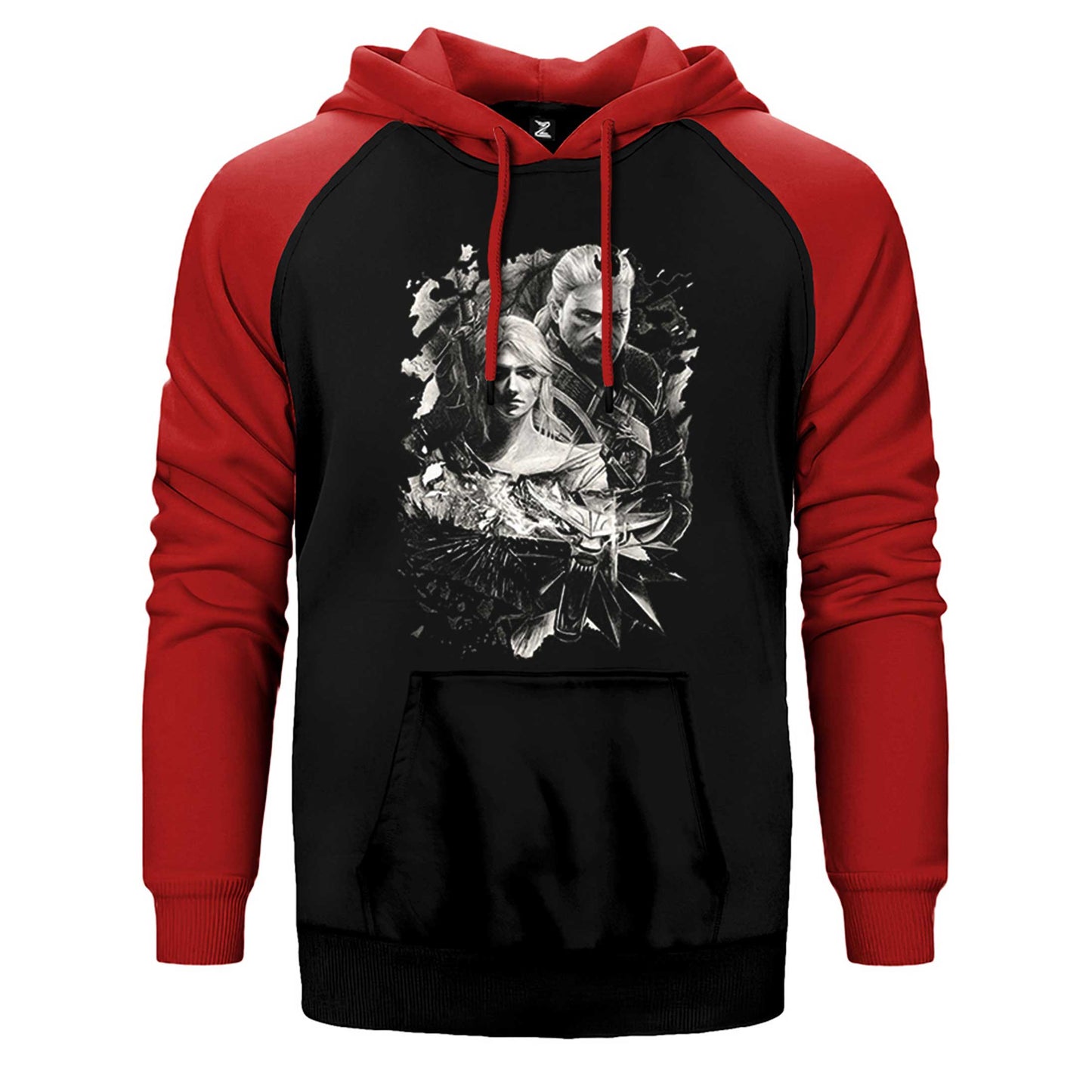 The Witcher Ciri Çift Renk Reglan Kol Sweatshirt / Hoodie