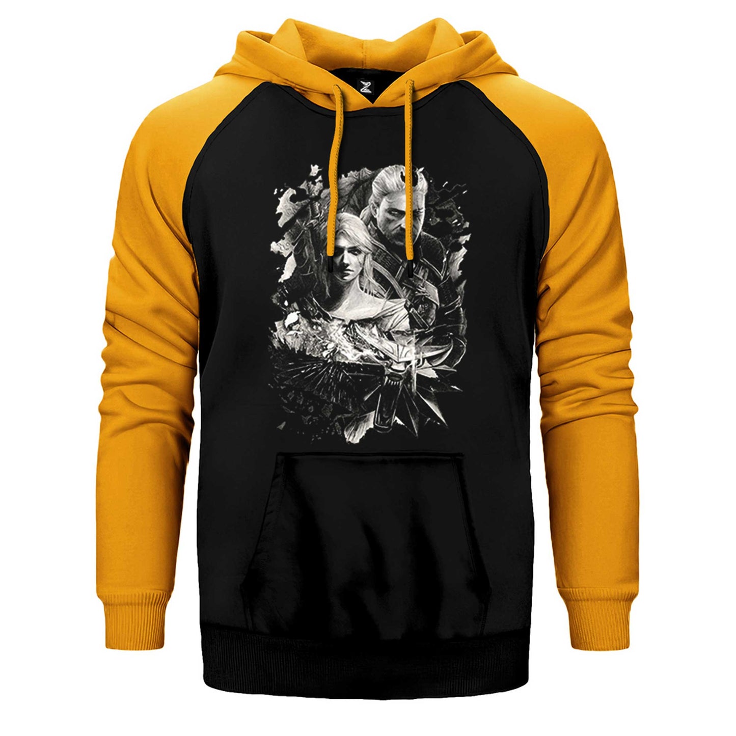 The Witcher Ciri Çift Renk Reglan Kol Sweatshirt / Hoodie