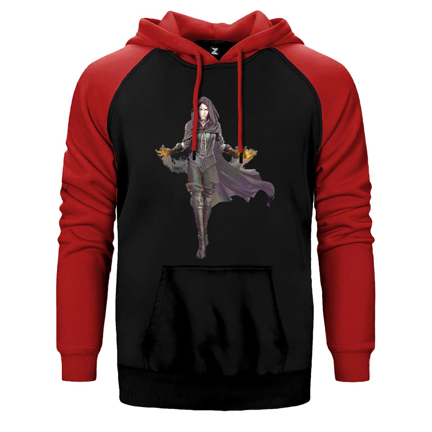 The Witcher Yennefer Çift Renk Reglan Kol Sweatshirt / Hoodie