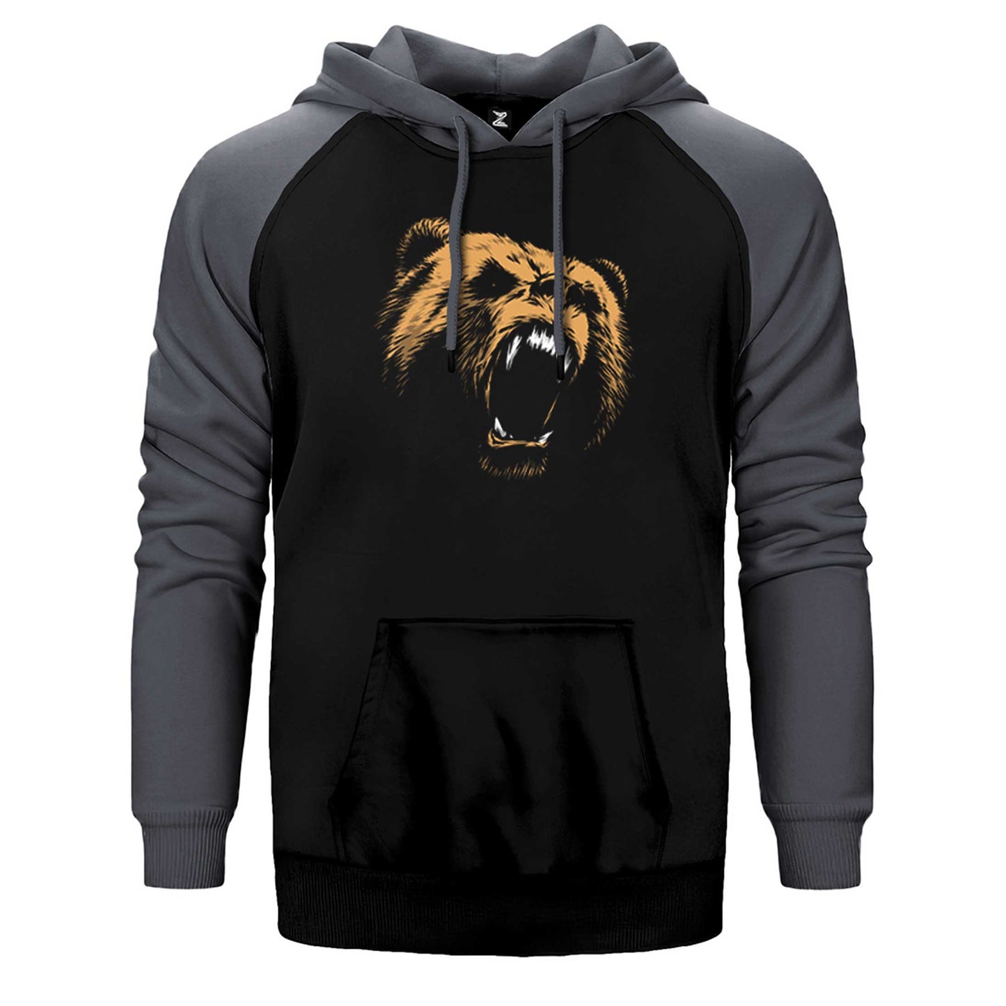 Grizzly Bear Çift Renk Reglan Kol Sweatshirt / Hoodie