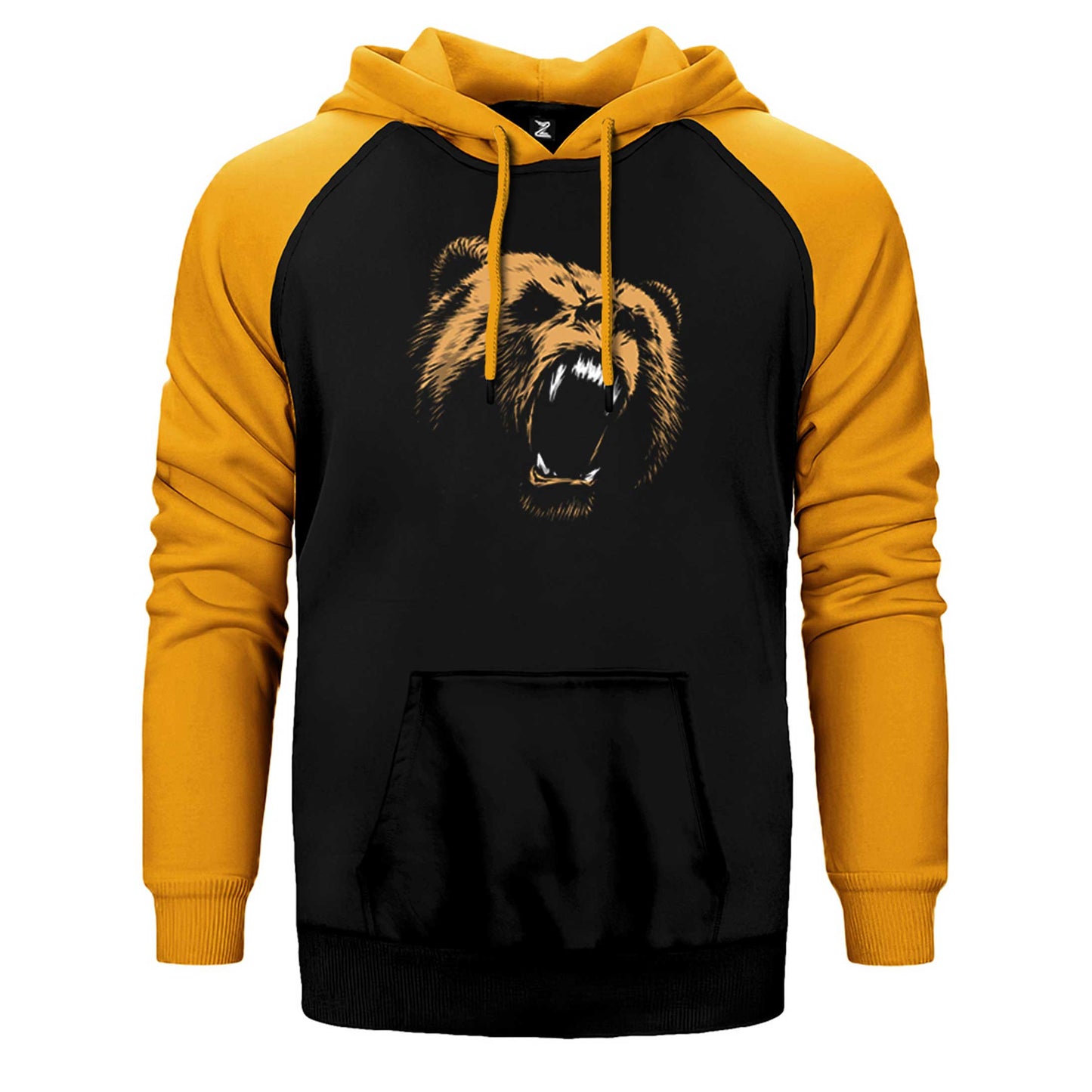 Grizzly Bear Çift Renk Reglan Kol Sweatshirt / Hoodie