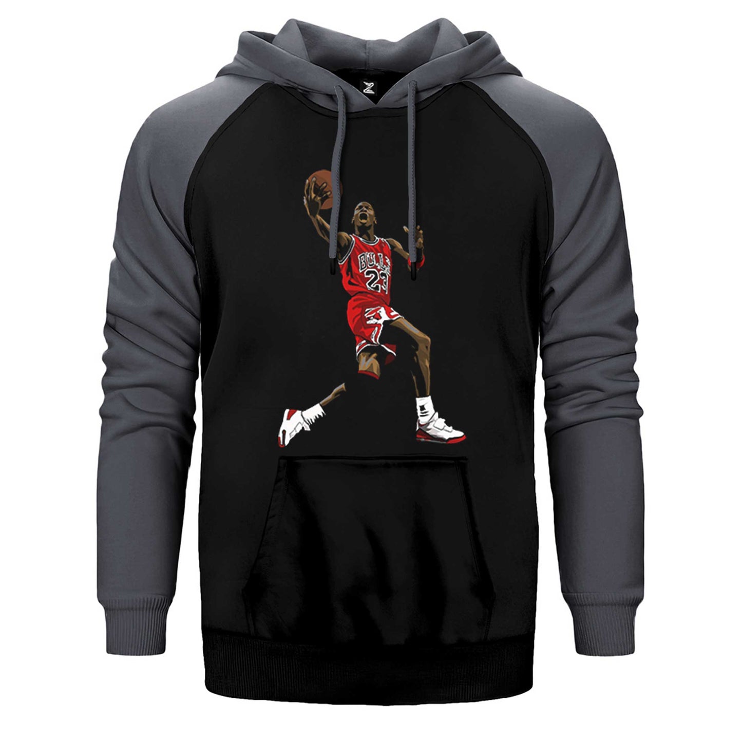 Air Jordan Grafiti Çift Renk Reglan Kol Sweatshirt / Hoodie