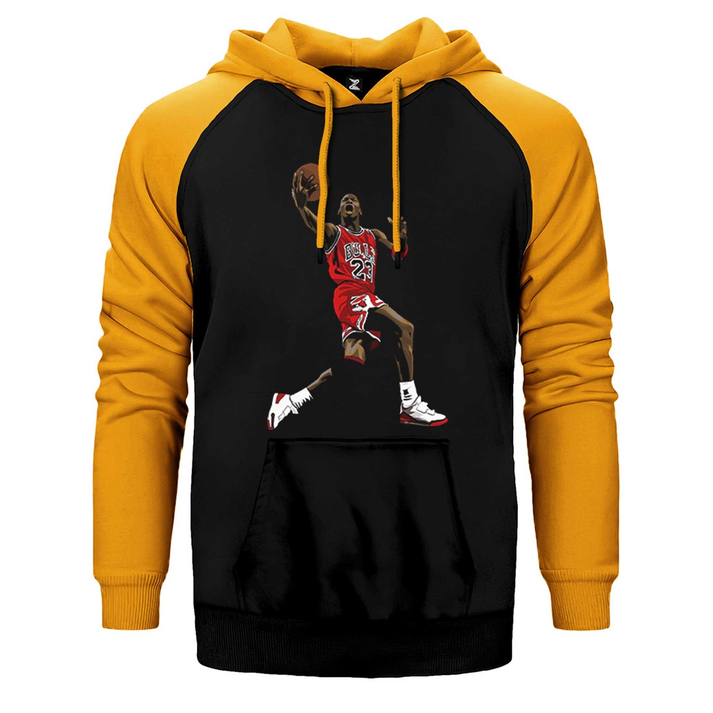 Air Jordan Grafiti Çift Renk Reglan Kol Sweatshirt / Hoodie