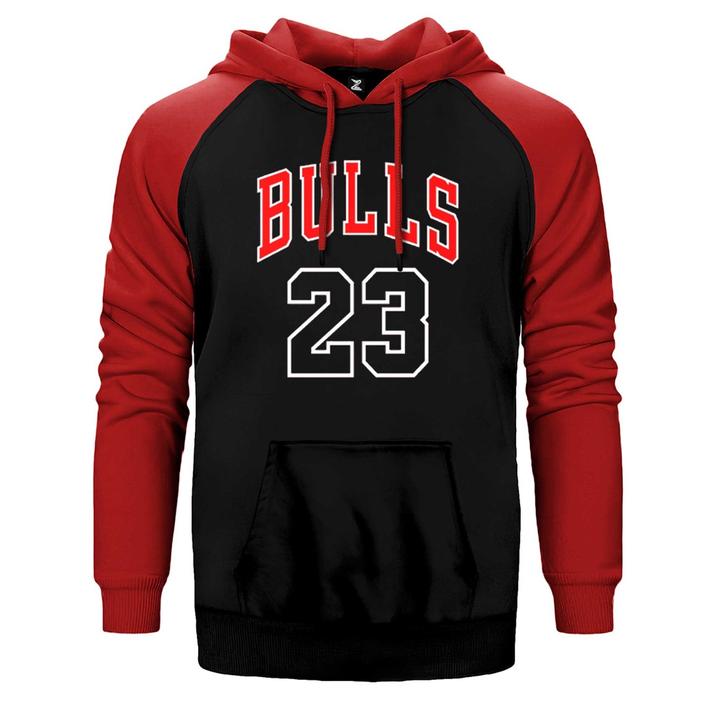 Chicago Bulls 23 Çift Renk Reglan Kol Sweatshirt / Hoodie