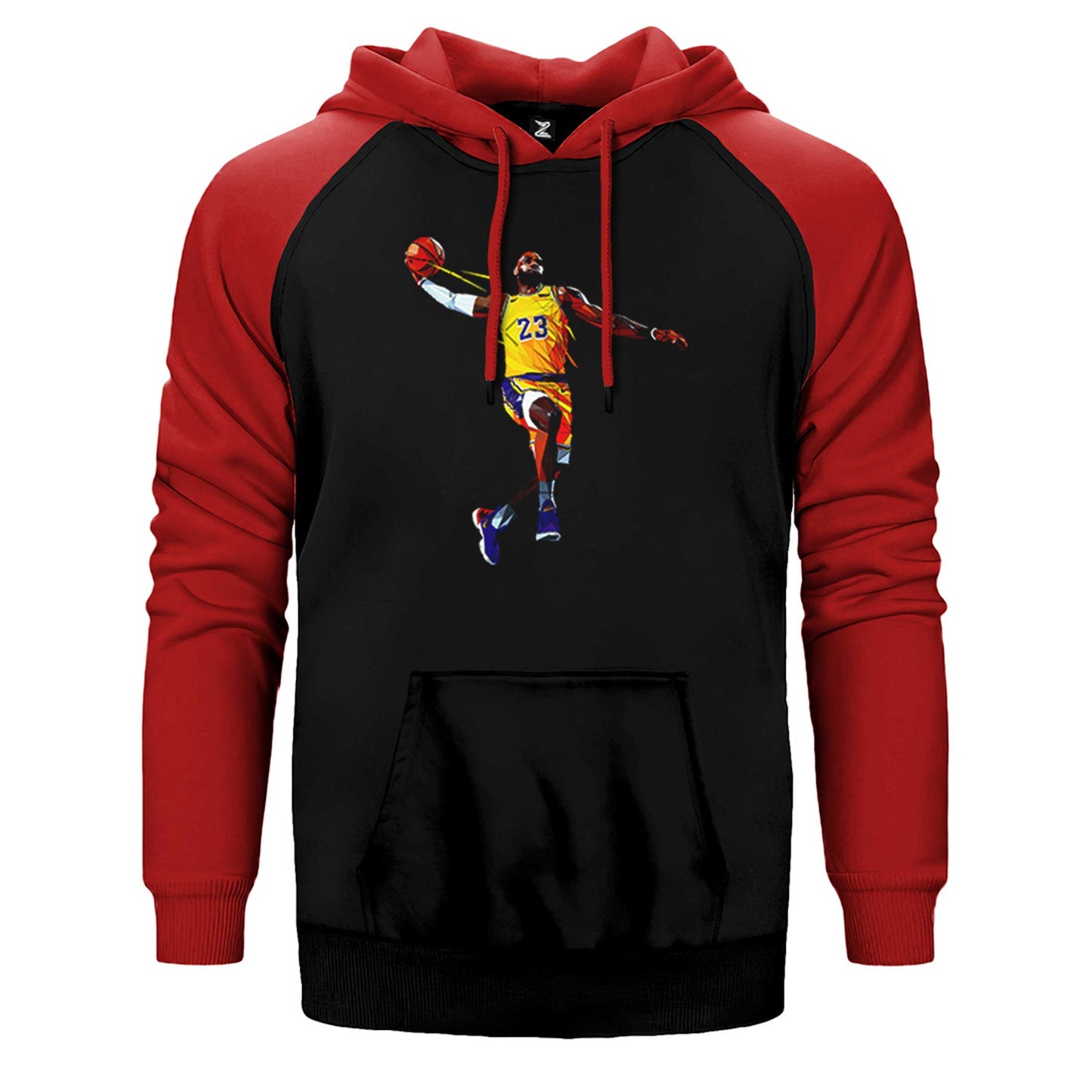 Lebron James Color Çift Renk Reglan Kol Sweatshirt / Hoodie
