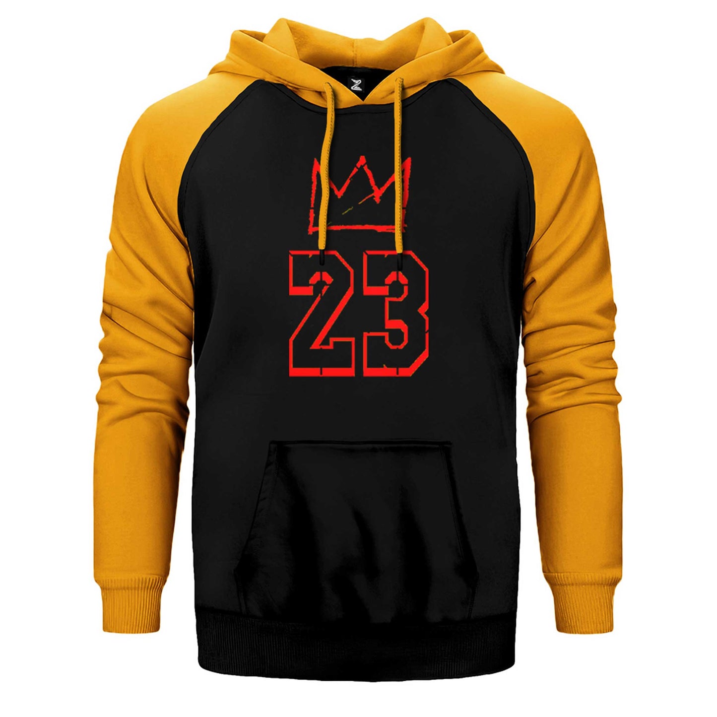 Lebron James King 23 Çift Renk Reglan Kol Sweatshirt / Hoodie