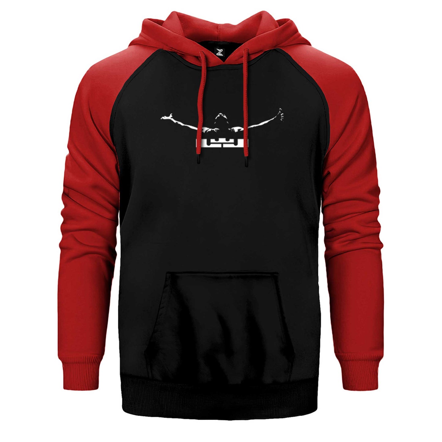 Lebron James Logo History Çift Renk Reglan Kol Sweatshirt / Hoodie