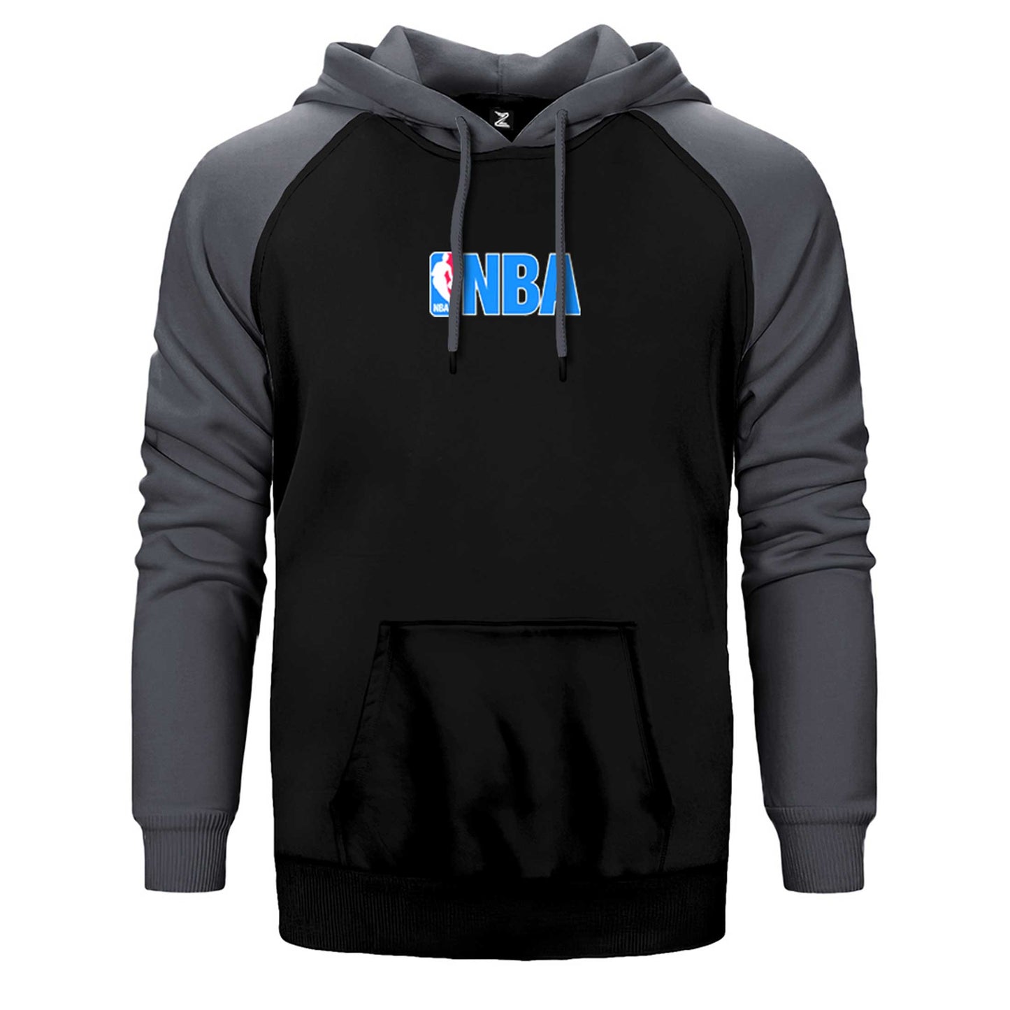 NBA Logo Çift Renk Reglan Kol Sweatshirt / Hoodie