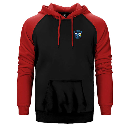 New Orelans Blue Çift Renk Reglan Kol Sweatshirt / Hoodie