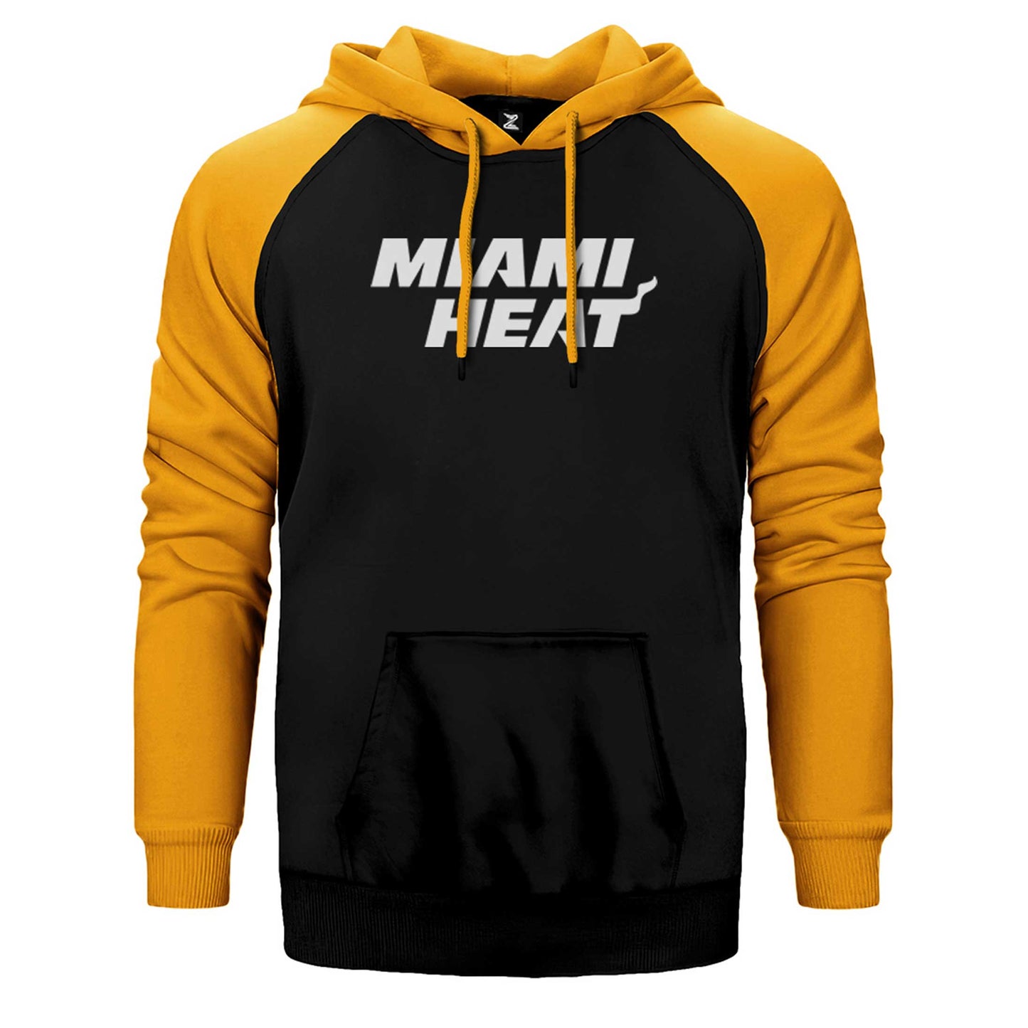 Miami Heat White Çift Renk Reglan Kol Sweatshirt / Hoodie